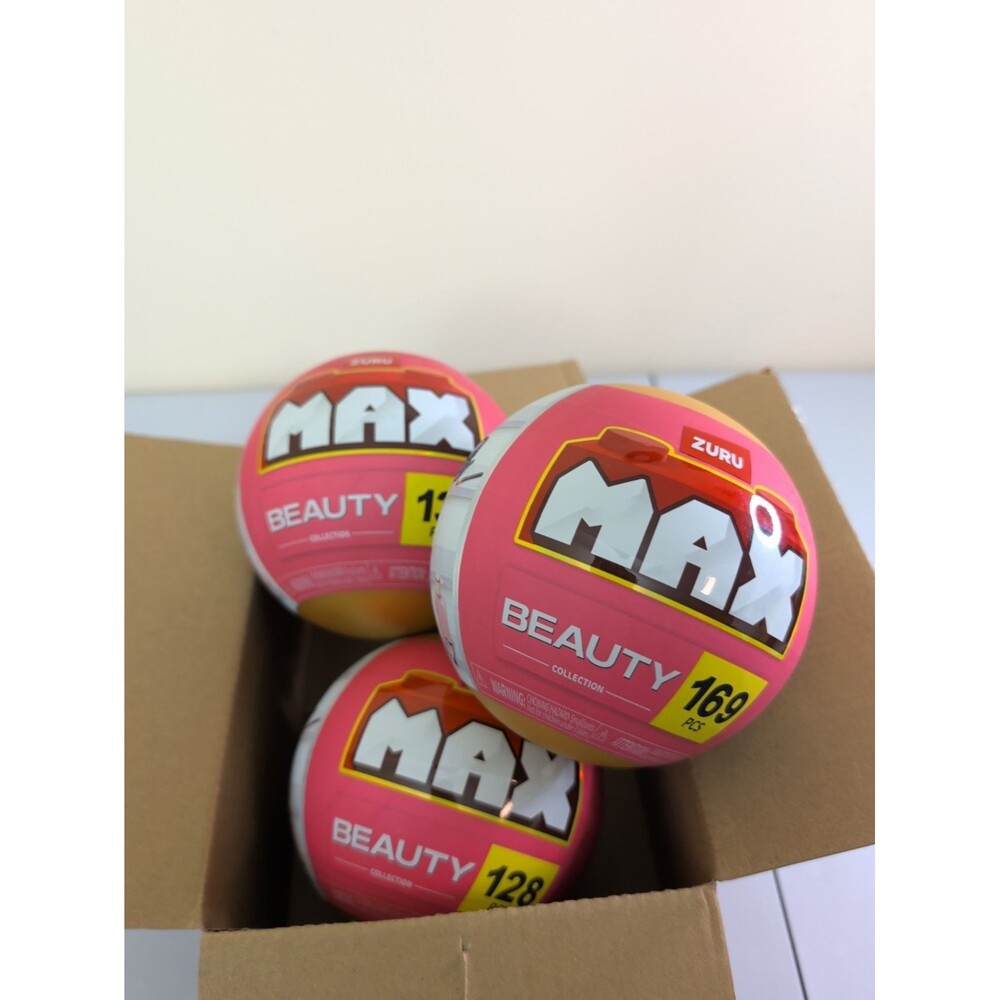 LOT OF 3 !! Zuru MAX Build More Premium Capsules - Beauty